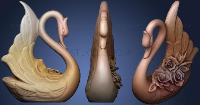 3D мадэль Лебедь красоты (STL)